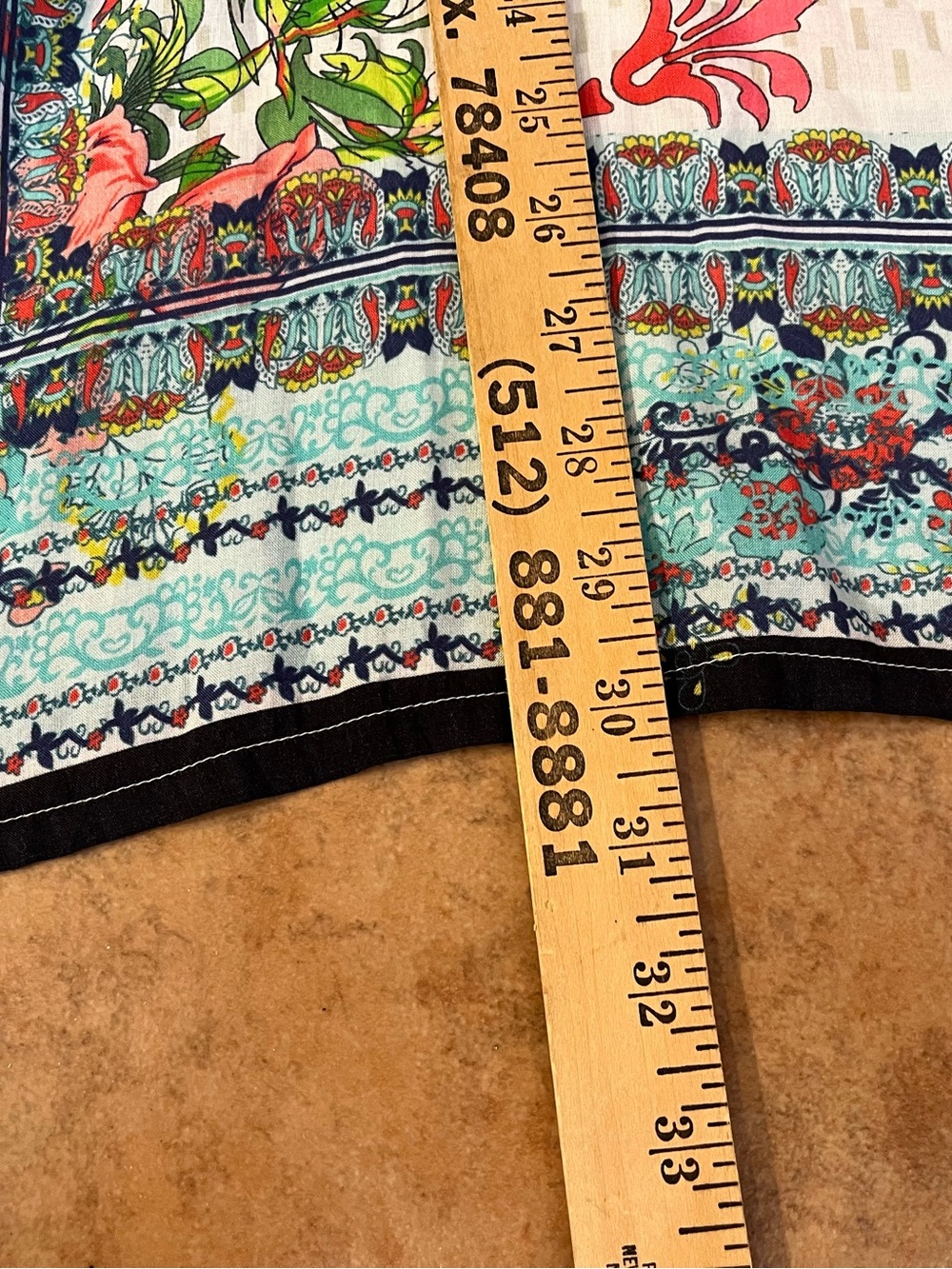 A & A Clothing Inc Floral Print Kimono Jacket - White Multicolor- NWT, Sz 2X - Picture 5 of 11